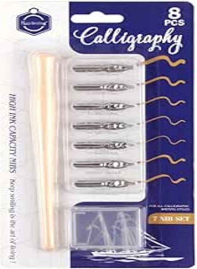 Keepsmiling E0454 Loki Arabic Calligraphy Pen 8-Piece Set
